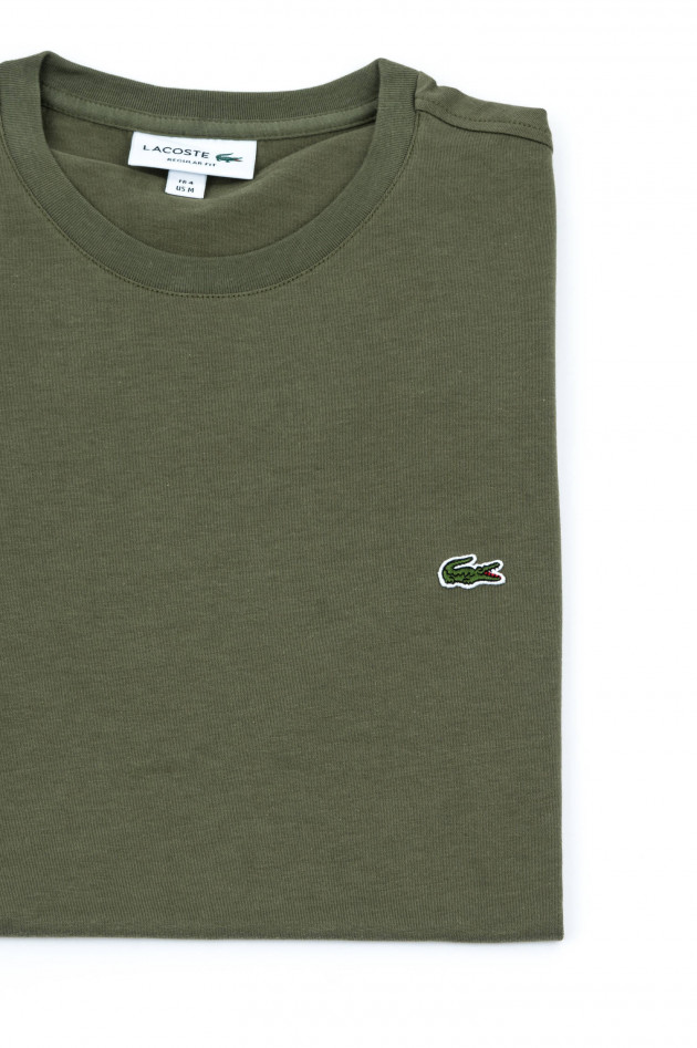 Lacoste T-Shirt mit Logo in Oliv