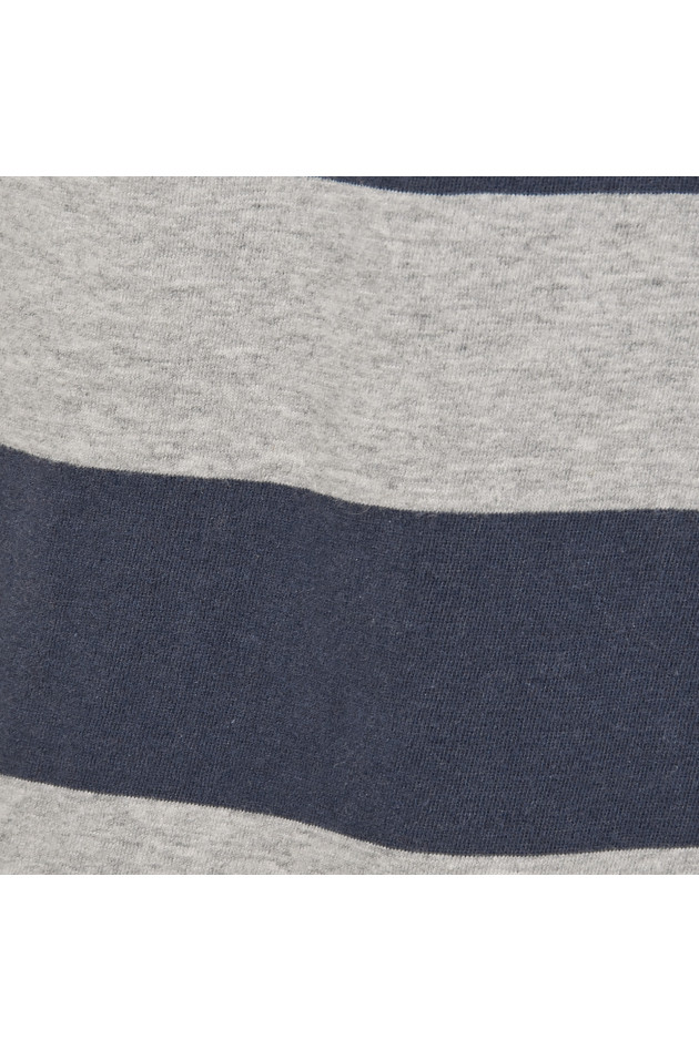Better Rich Langarmshirt in Blau/Grau gestreift
