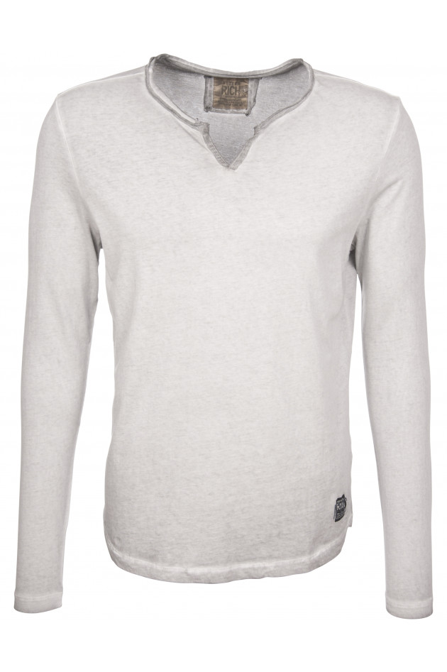 Better Rich Langarmshirt in Hellgrau