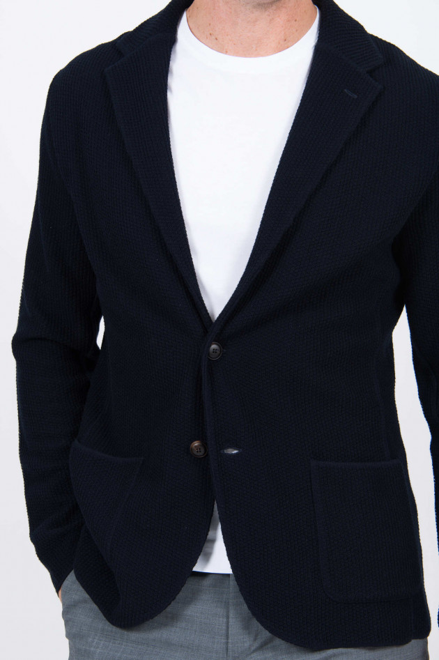 Lardini Grobstrick Sakko in Navy