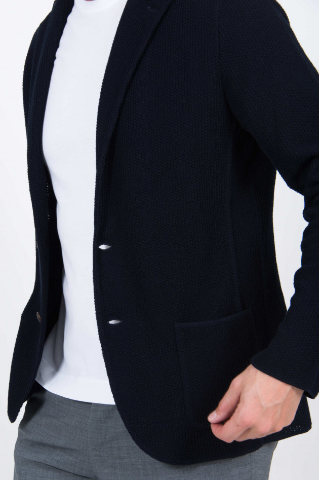 Lardini Grobstrick Sakko in Navy