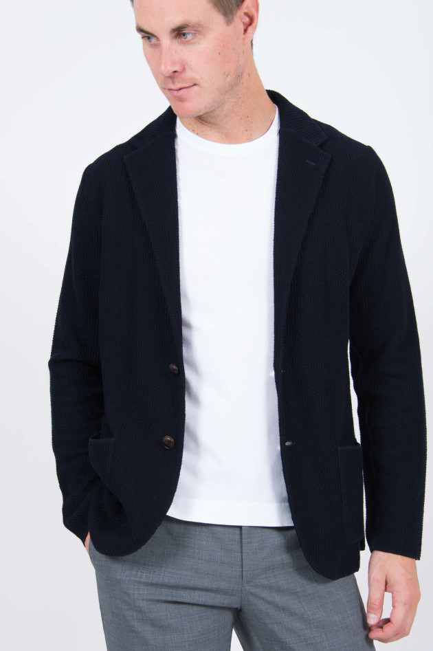 Lardini Grobstrick Sakko in Navy