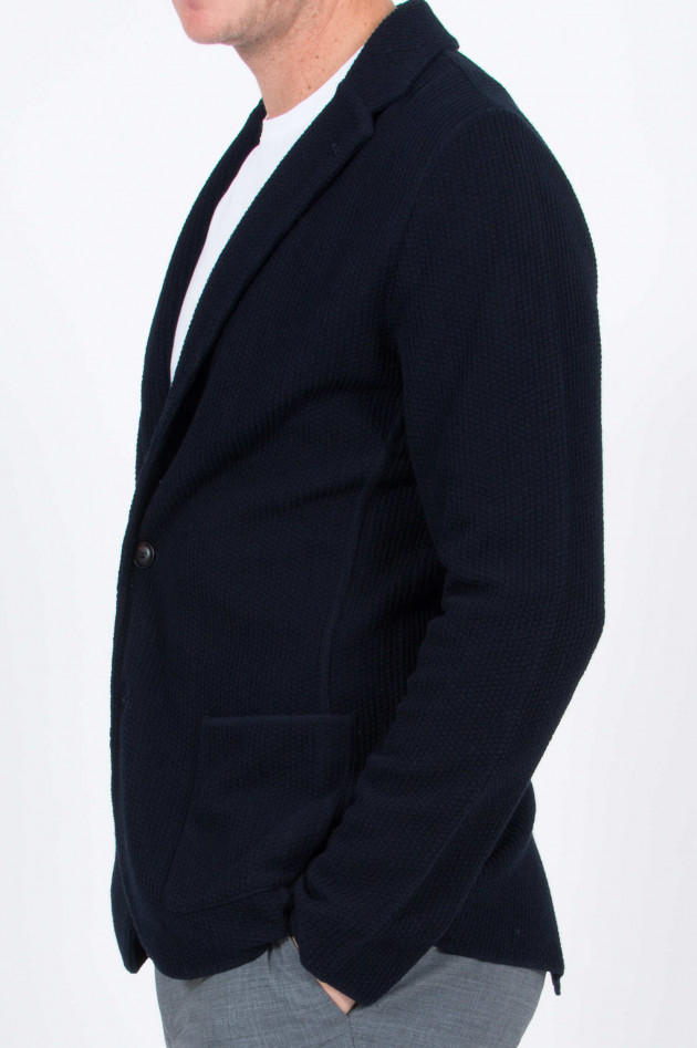 Lardini Grobstrick Sakko in Navy