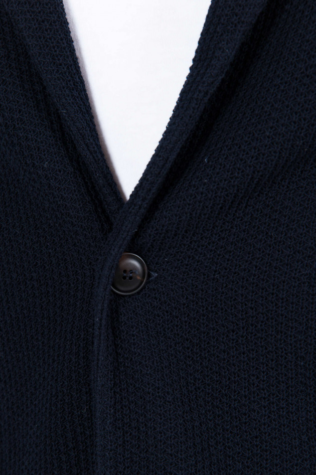 Lardini Grobstrick Sakko in Navy