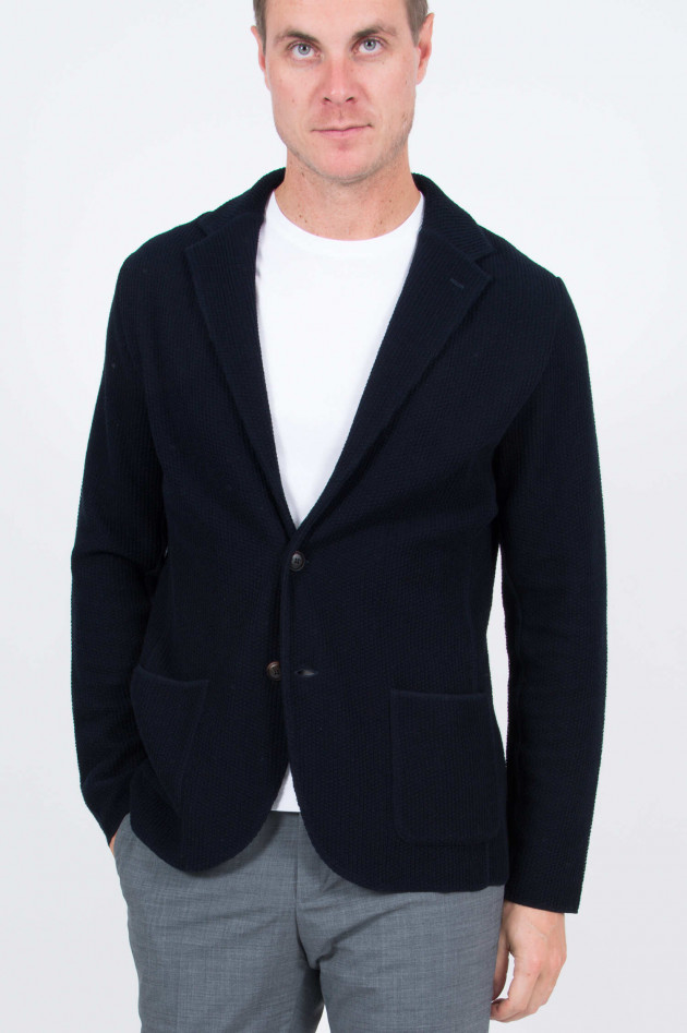 Lardini Grobstrick Sakko in Navy