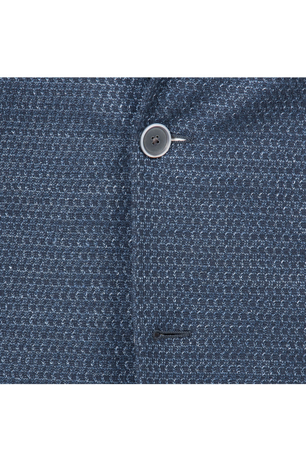 Lardini Sakko in Blau gemustert