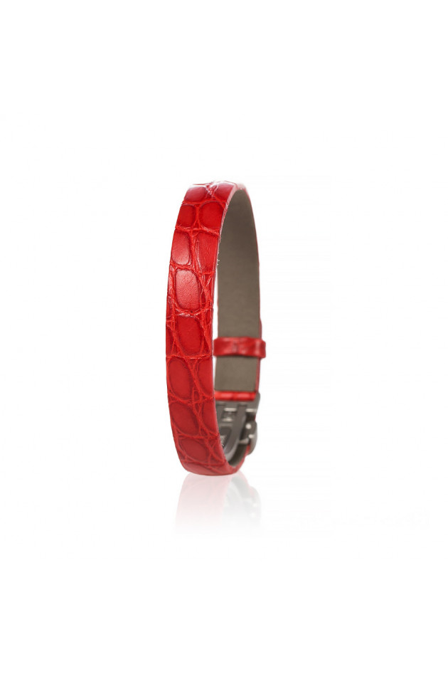 NiMa Atelier Lederarmband in Rot