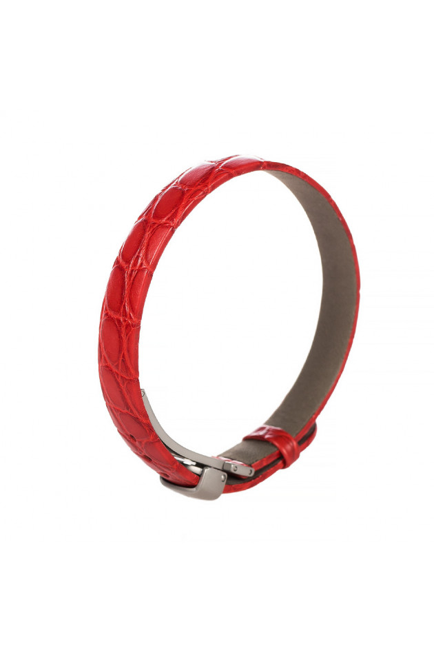 NiMa Atelier Lederarmband in Rot
