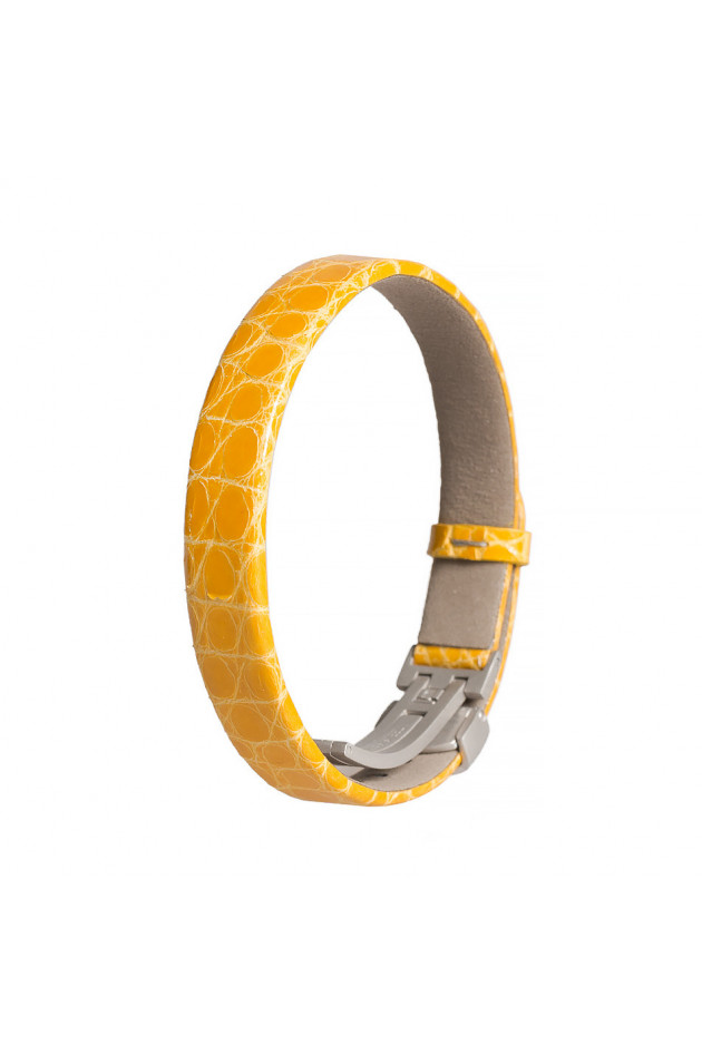 NiMa Atelier Lederarmband Limited Edition in Gelb