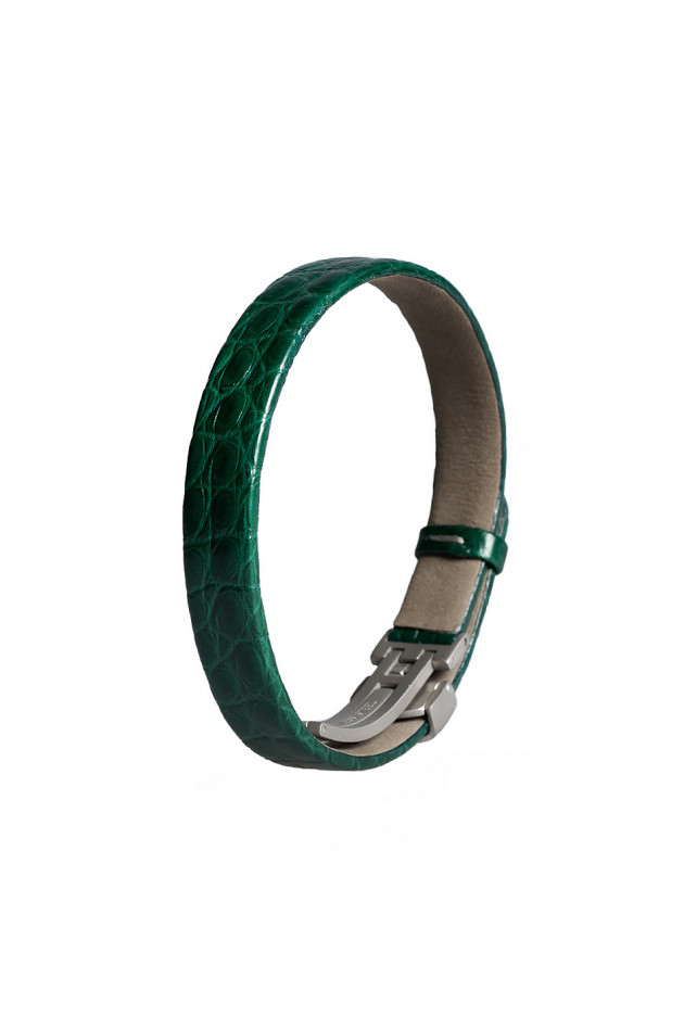 NiMa Atelier Lederarmband Limited Edition in Grün