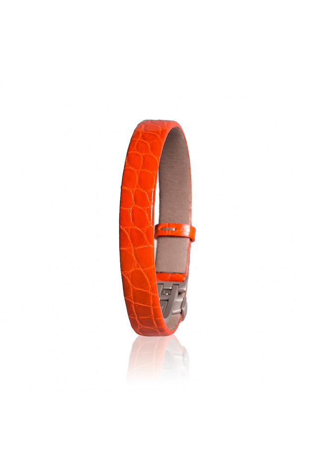 NiMa Atelier Lederarmband Limited Edition in Orange