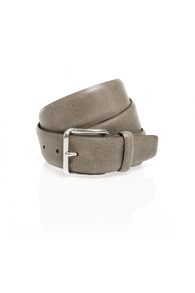 Andrea Damico Ledergürtel in Taupe