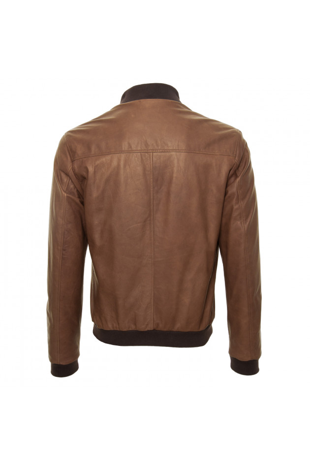 Etro Lederjacke in Cognac