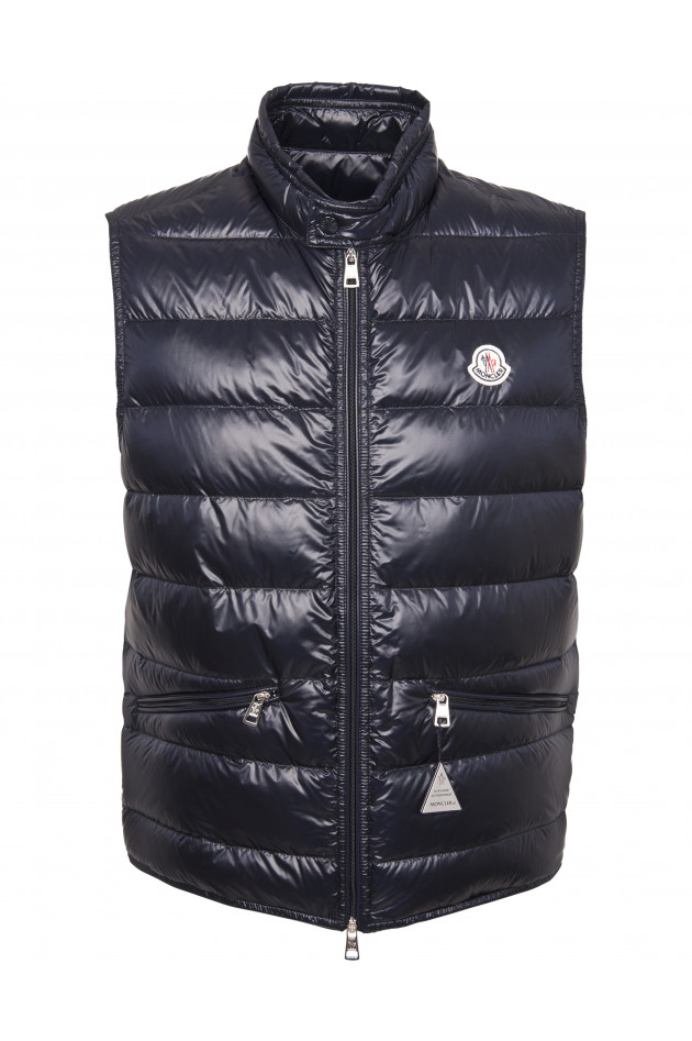 Moncler Leichtdaunengilet GUI in Marine