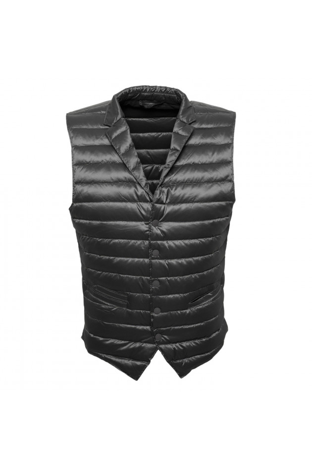 Hackett London Leichtdaunengilet in Grau