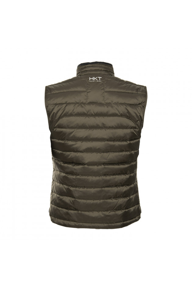 Hackett London Leichtdaunengilet in Oliv