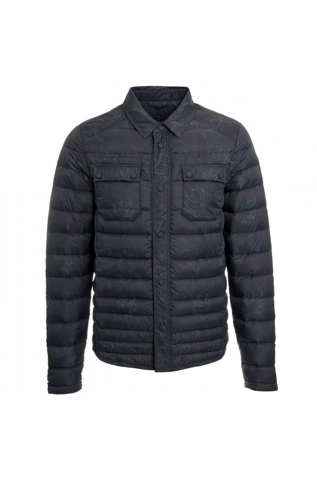 Etro Leichtdaunenjacke in Navy