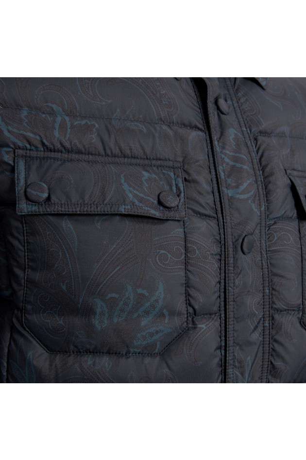 Etro Leichtdaunenjacke in Navy