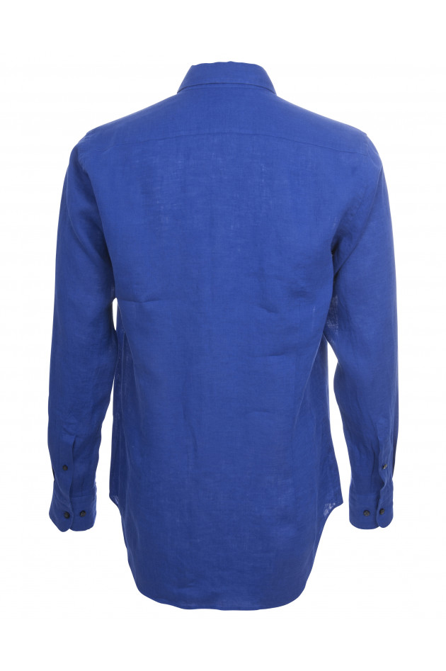 Etro Leinenhemd in Blau