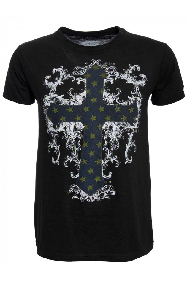 London Ink T-Shirt Schwarz mit Print