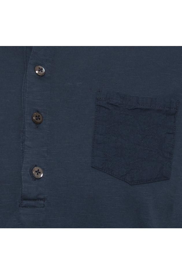 Jacob Cohën Longsleeve in Dunkelblau