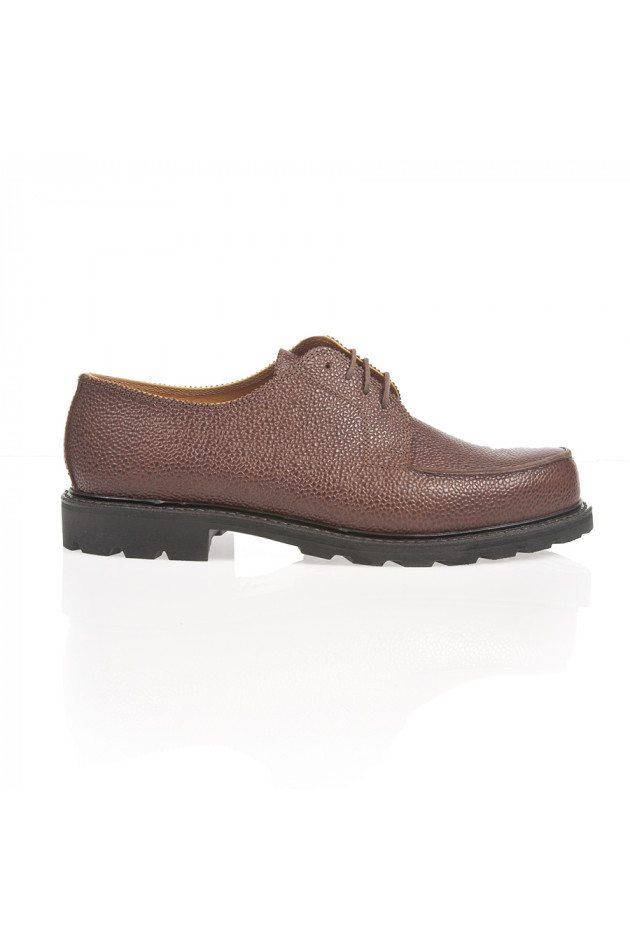 Lederschuhe Norweger Cognac