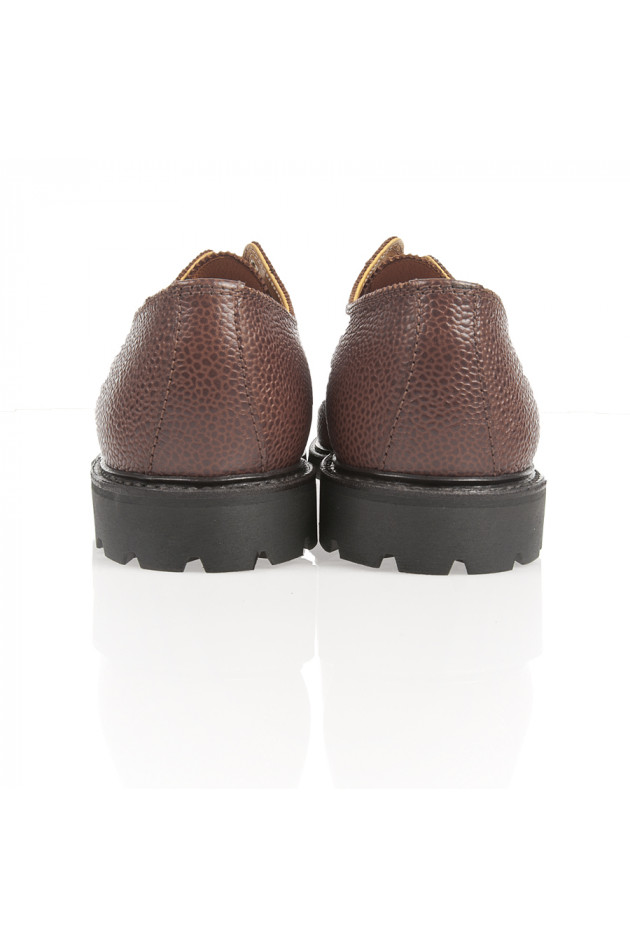 Lederschuhe Norweger Cognac