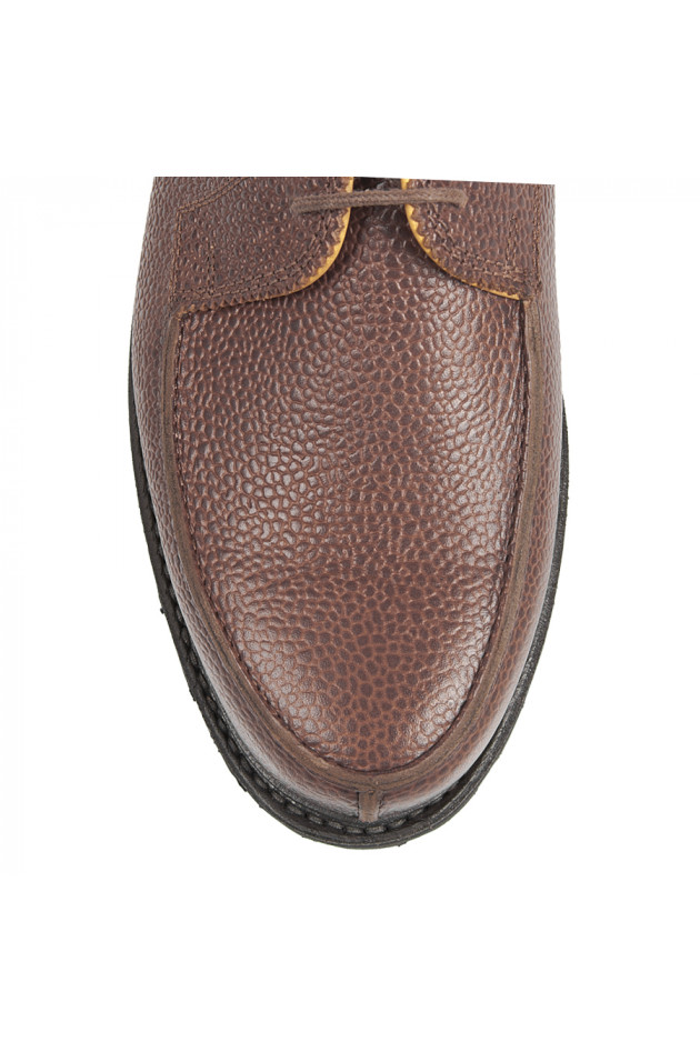 Lederschuhe Norweger Cognac