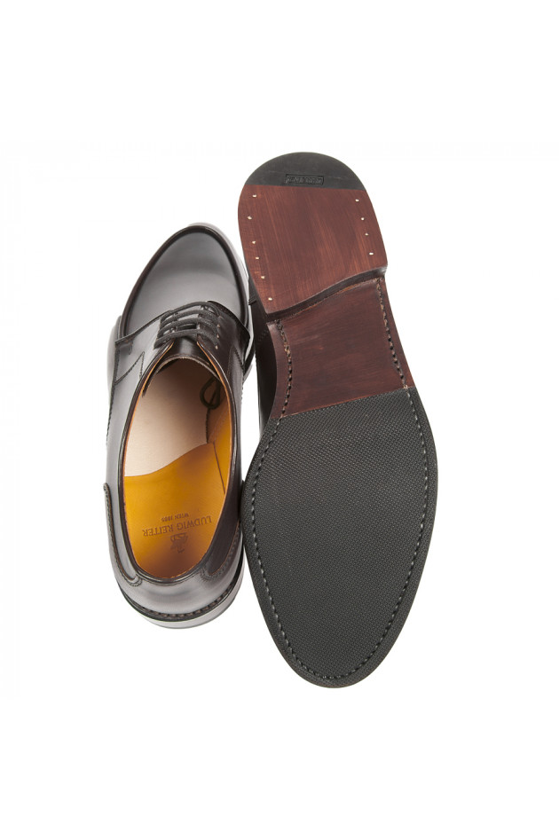 Ludwig Reiter Lederschuh Golfer Braun