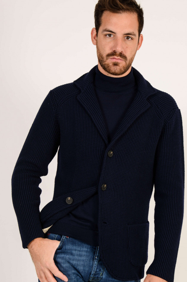 Maurizio Baldassari Strick - Sakko in Navy