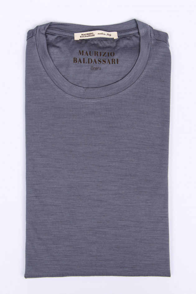 Maurizio Baldassari Kurzarm T-Shirt in Grau