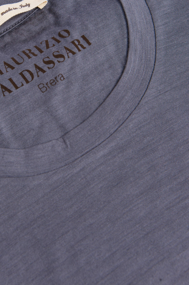 Maurizio Baldassari Kurzarm T-Shirt in Grau