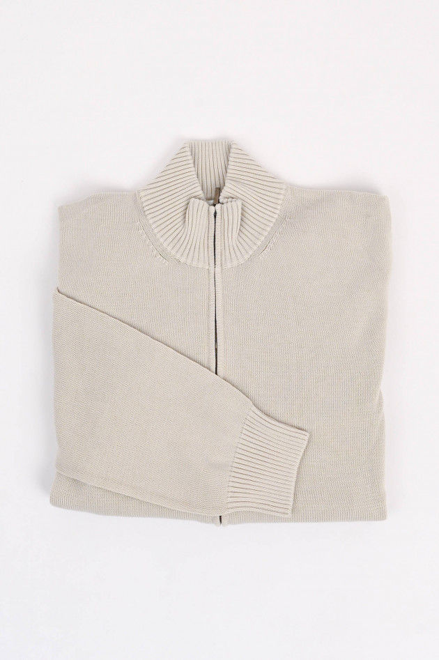 Mauro Ottaviani Strickjacke aus Baumwolle in Creme