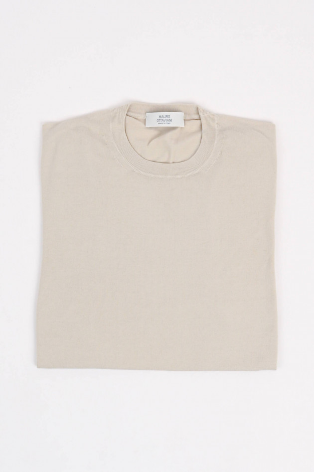 Mauro Ottaviani Shirt aus Baumwolle in Beige