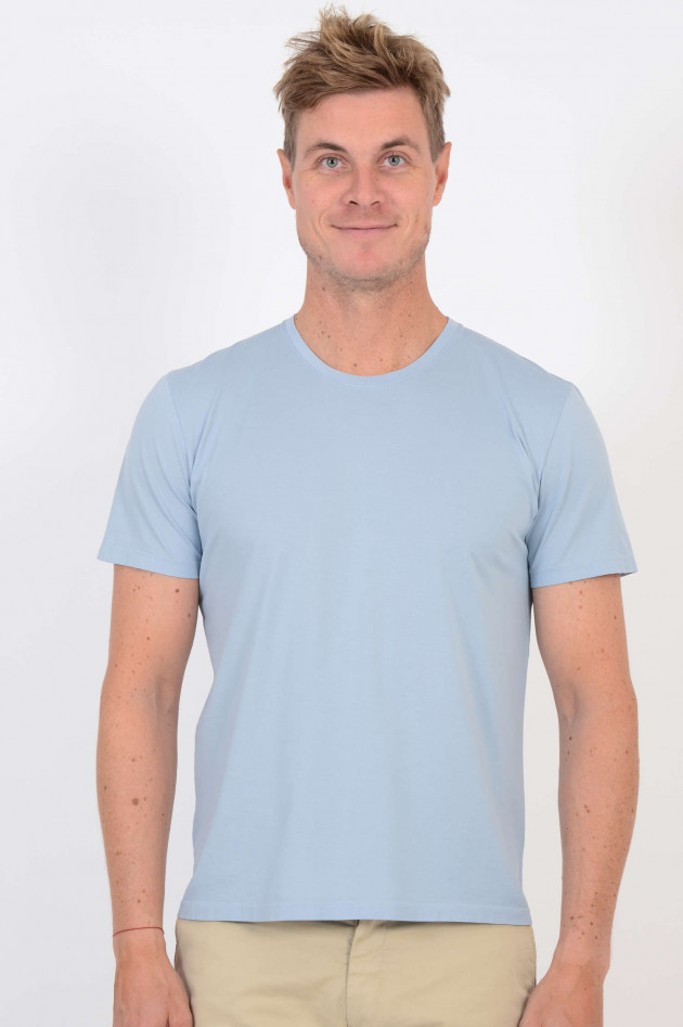 Mey Story Basic Shirt aus Baumwolle in Hellblau