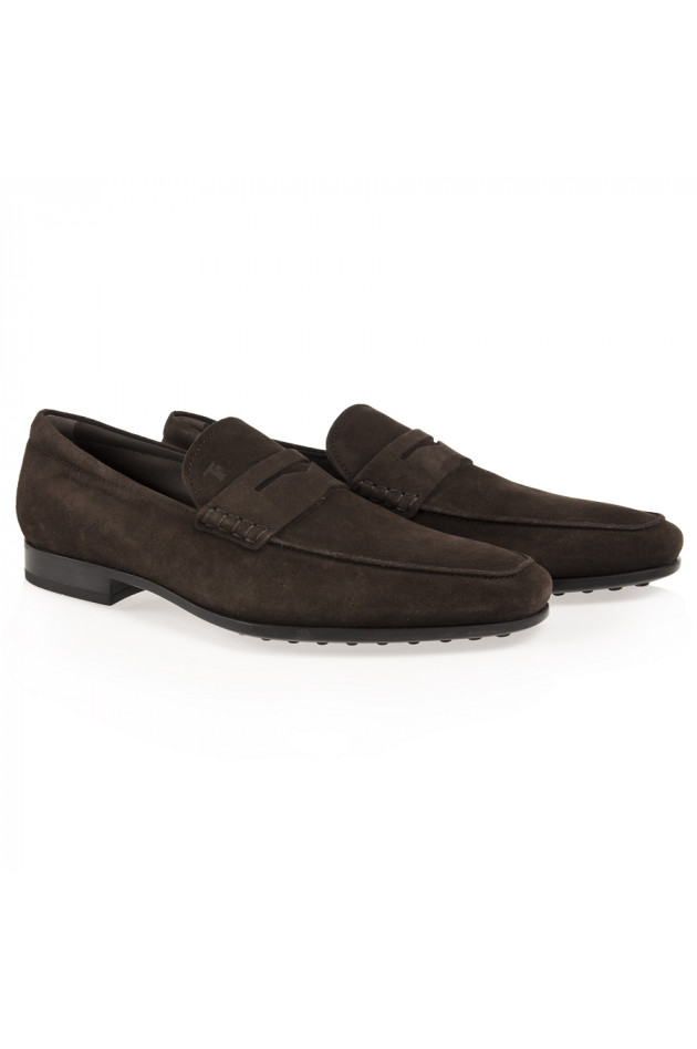 Tod's Mokassin aus Wildleder in Braun
