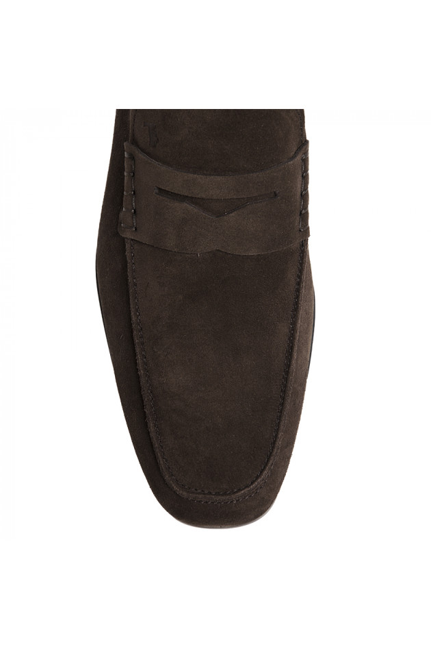 Tod's Mokassin aus Wildleder in Braun