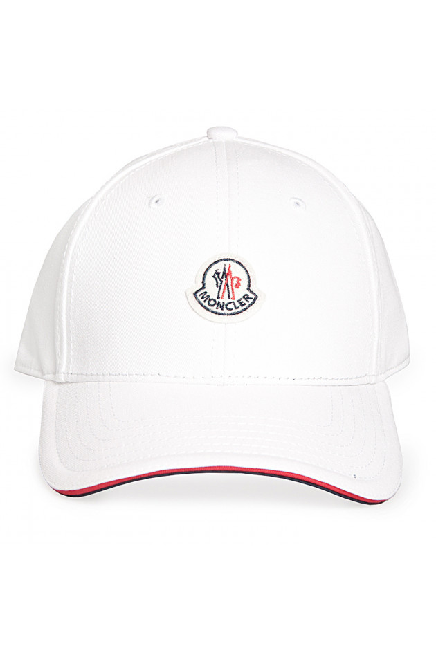Moncler Schildkappe in Weiß