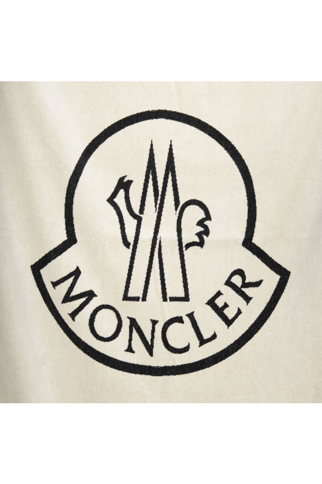 Moncler Badetuch in Beige/Blau
