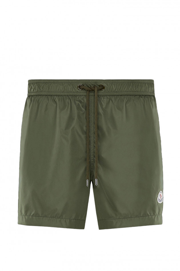Moncler Badeshort MARE in Tanne