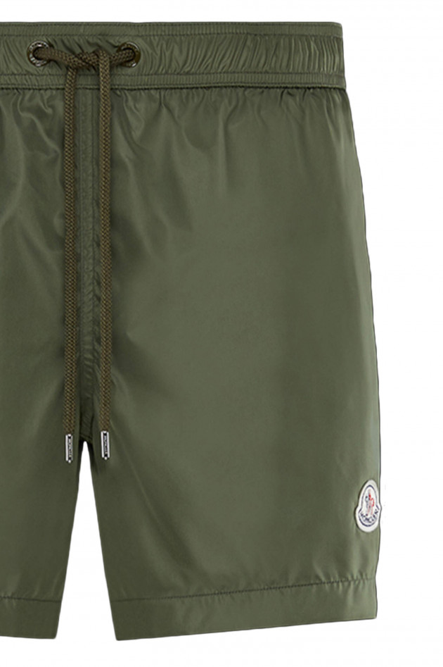 Moncler Badeshort MARE in Tanne