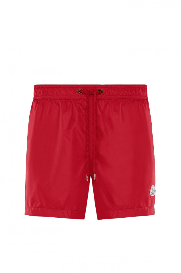 Moncler Badeshort MARE in Rot