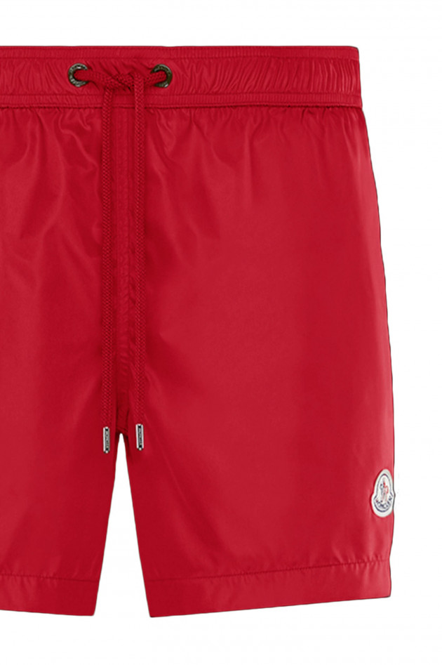 Moncler Badeshort MARE in Rot