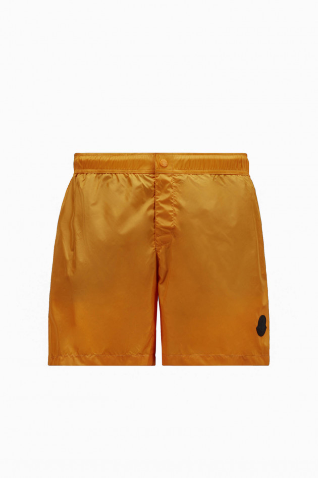 Moncler Badeshorts in Orange