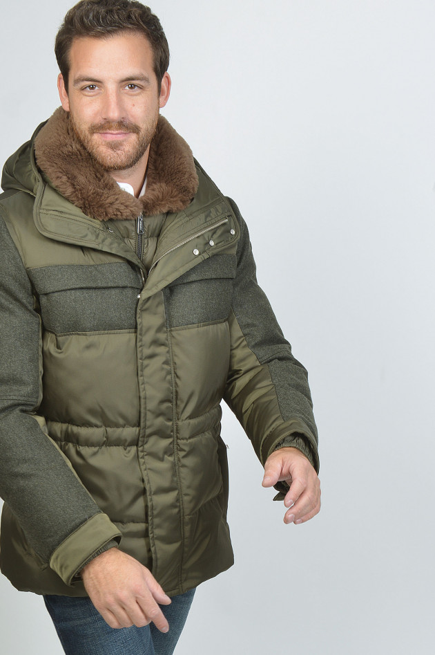 Moncler Daunenjacke OLIVIER in Oliv