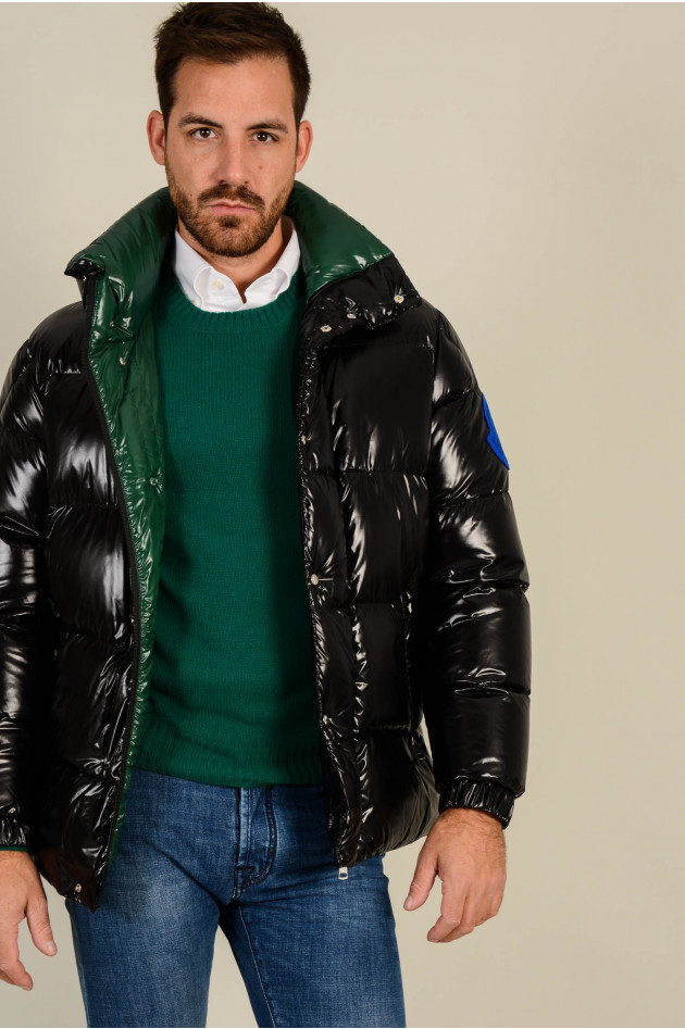 Moncler Daunenjacke DERVAUX in Schwarz/Blau