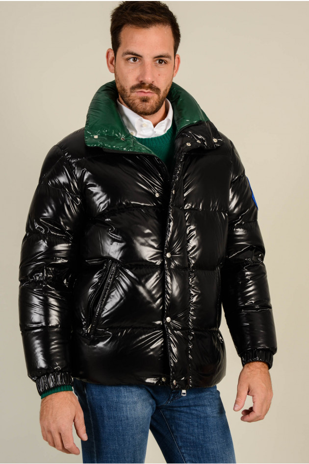 Moncler Daunenjacke DERVAUX in Schwarz/Blau