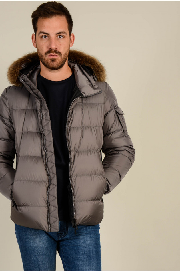 Moncler Jacke MARQUE in Grau 