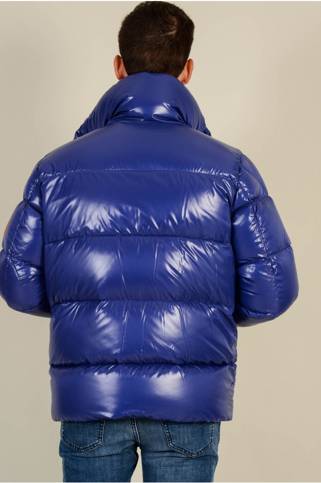 Moncler Daunenjacke DERVAUX in Blau/Rot