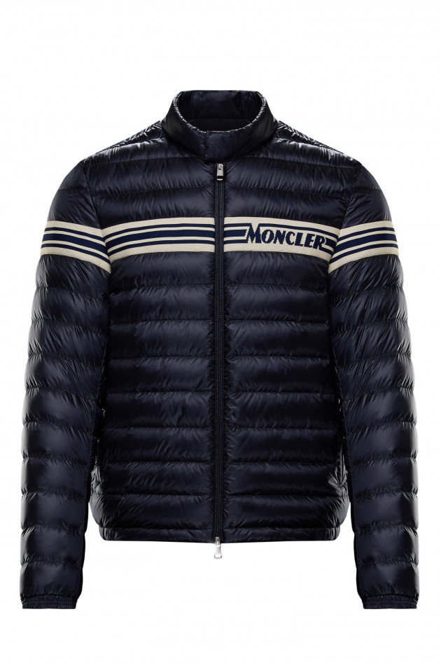 Moncler Daunenjacke RENALD mit Streifen-Detail in Navy